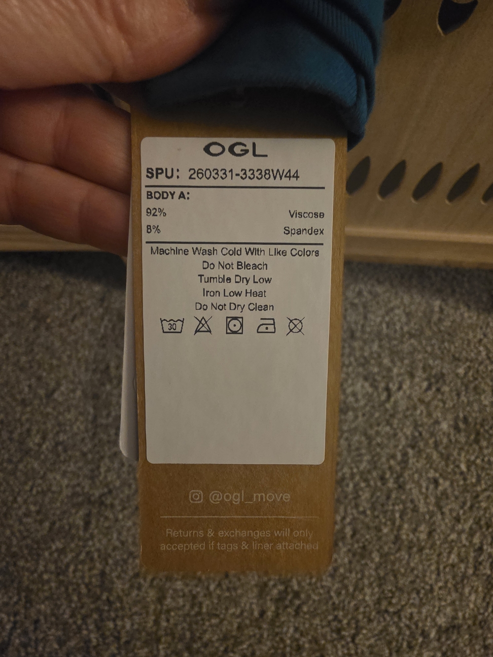OGL One-Shoulder Teal Dress - Picture 5 of 6